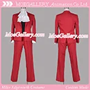 Ace Attorney Miles Edgeworth Red Cosplay Costume