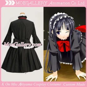 K-On Mio Akiyama Black Cosplay Dress