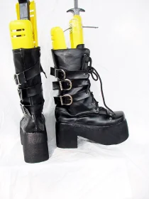 BJD Style Black Cosplay Boots 04