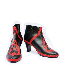 Lunia Record Of Lunia War Black Cosplay Shoes