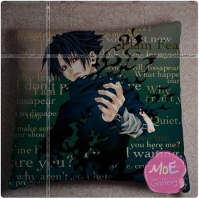 N Sasuke Uchiha Throw Pillow Style C