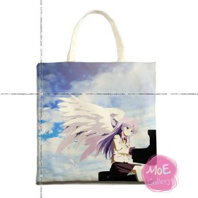Angel Beats Kanade Tachibana Print Tote Bag 06