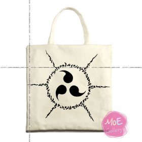 N Sasuke Curse Seal Print Tote Bag 01