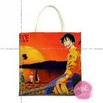 O-P Monkey D Luffy Print Tote Bag 03