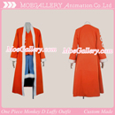 O-P Monkey D Luffy Cosplay Outfit