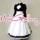 Classical White Black Maid Costume