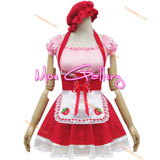 Red Strawberry Maid Cosplay Costume
