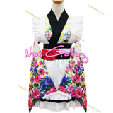 Flower Kimono Maid Dress